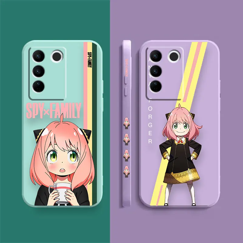 Case For VIVO S1 S5 S6 S7 S9 S9E S10 S12 S15 S16 S16E V19 V20 V21 V23 V25 V27 PRO 5G Case Funda Cqoue Shell Capa SPY Family ANYA