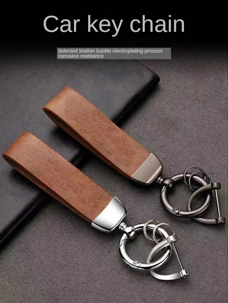 Новинка популярная модель брелок для ключей из металла и кожи Volkswagen Mercedes Benz AMG Audi