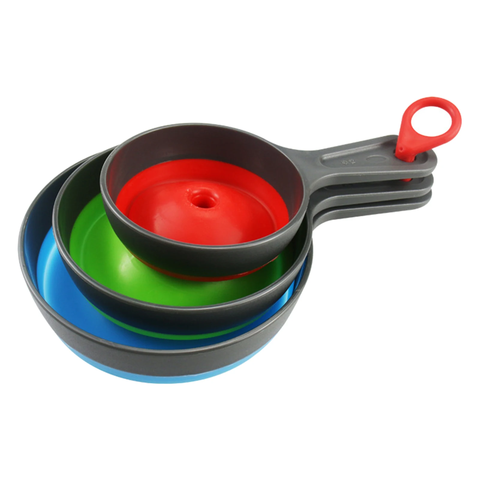 

3pcs Wide Mouth Flexible Kitchen Tool Powder Transfer Hanging Filling Liquid Portable Collapsible Funnel Set Cooking Easy Clean