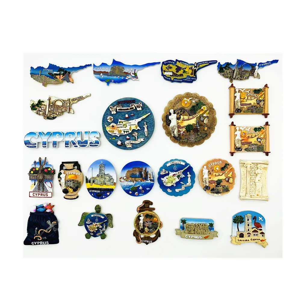 Европа Кипр магниты на холодильник туристический сувенир украшения изделия