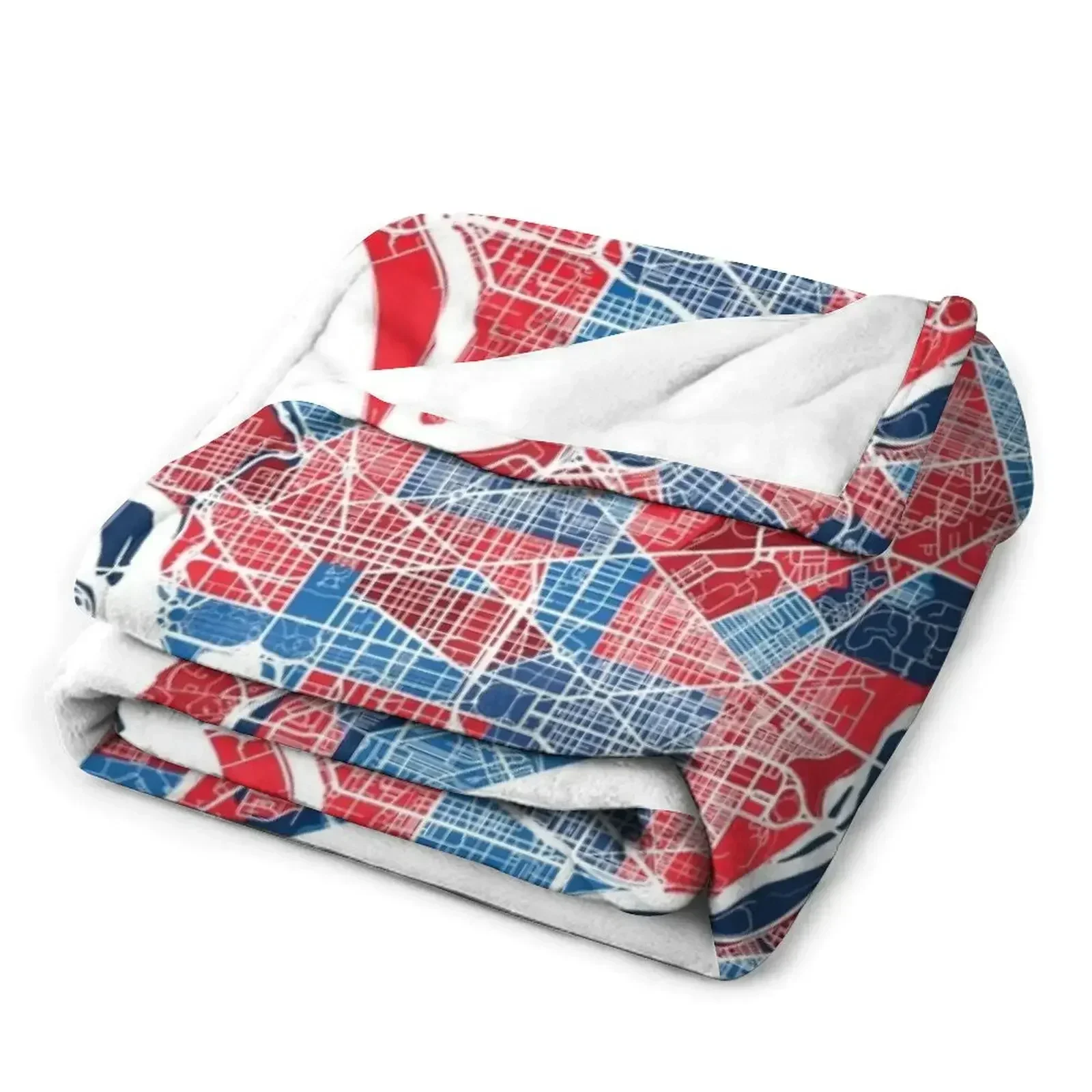 Карта Соседки Вашингтона DC плед пляжное плюшевое декоративное одеяло для дивана