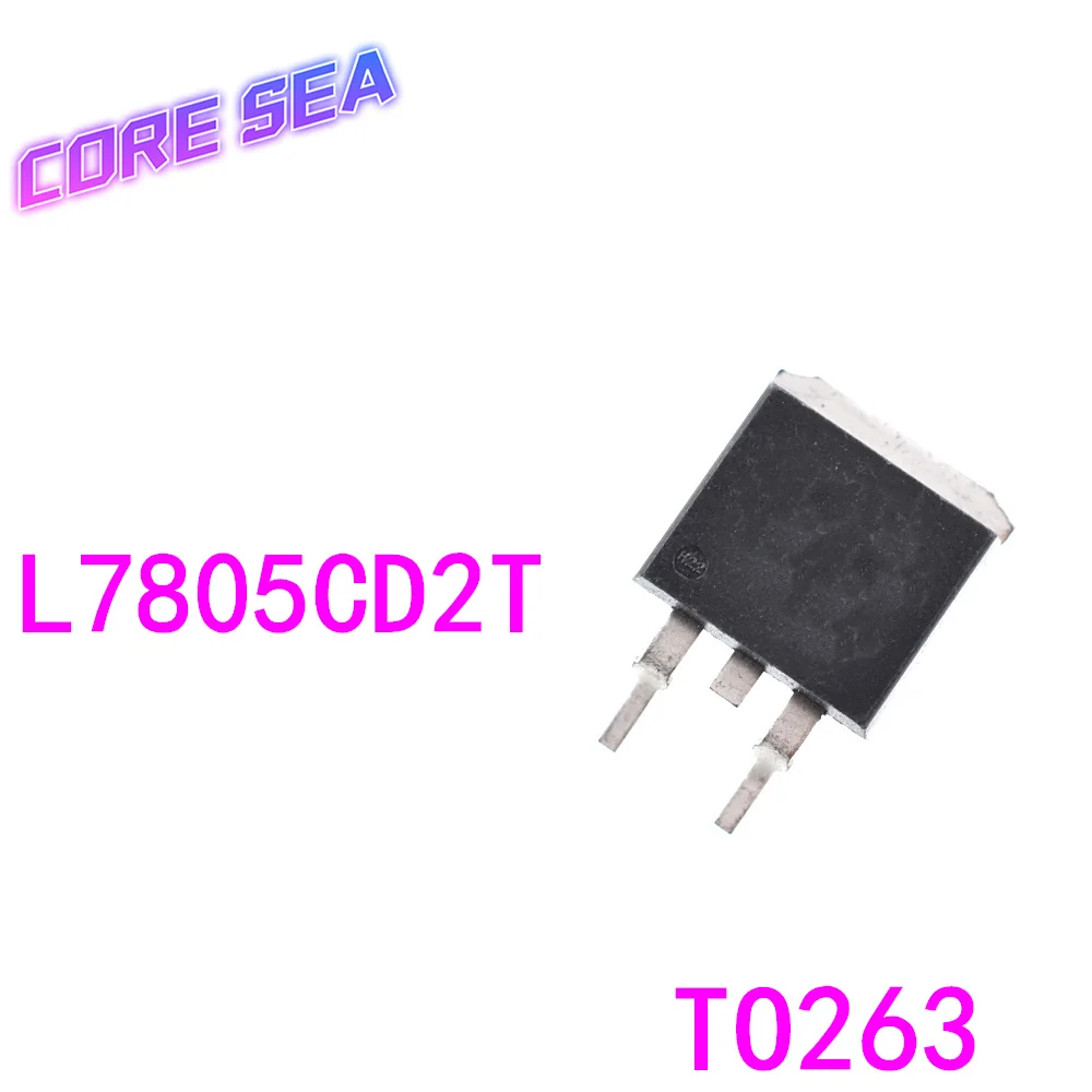 

10 шт. TO-263 L7805CD2T трехсторонняя стабилизированная труба напряжения 7805 L7805C2T