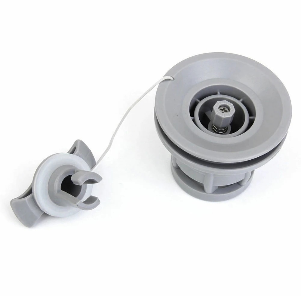 

For Lay Z Spa Air Valve Easy To Use 1pcs Gray PVC Practical To Use Suitable For Kayaks Easy To Install Brand New