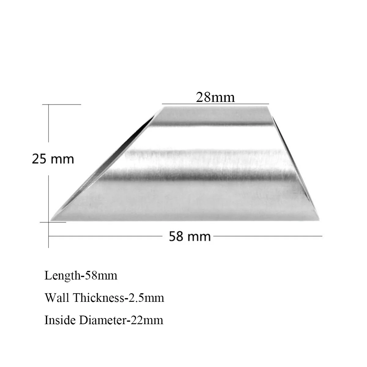 Слайдер для гитары Yan Yin Slide 58 мм Средний слайд