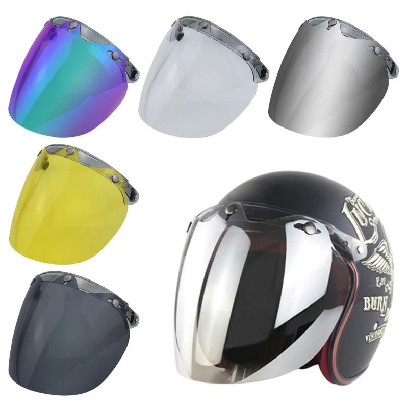 

3-Snap Flip Shield (Multicolour,Yellow,Gray,Transparent,Silver) R2LC