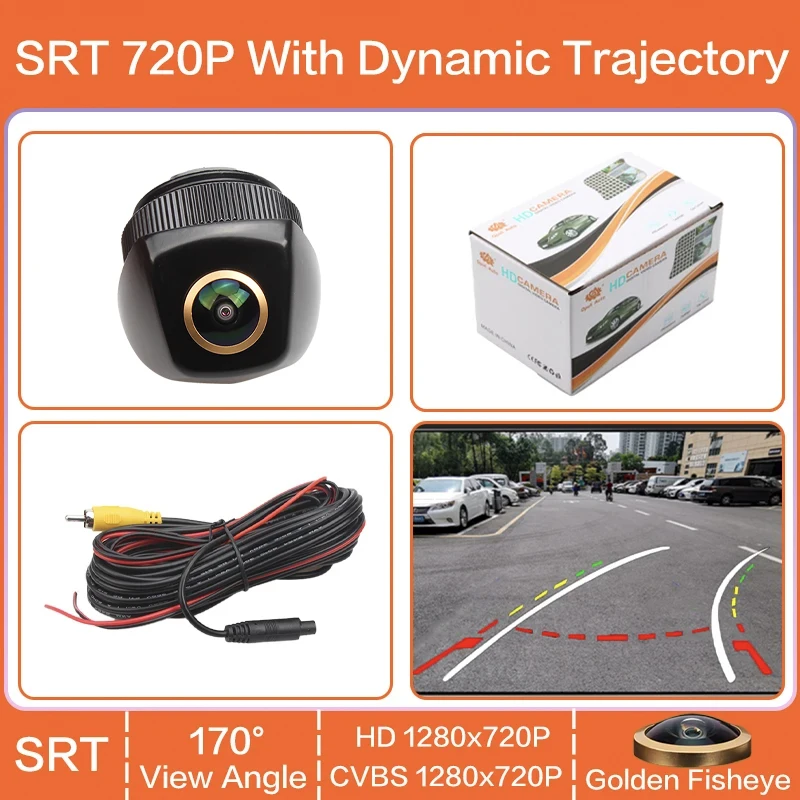 

170 ° Автомобильная камера заднего вида AHD 1080P для BMW 1/2/3/4/5/6/7 серии X3 X5 X6 E53 E70 E71 E72 E83 Зарезервированное отверстие в багажник