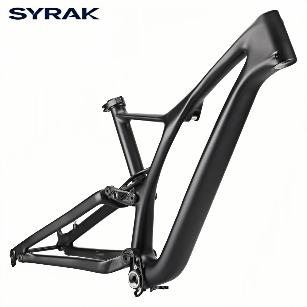 Фото Карбоновая рама SYRAK с полной подвеской MTB 29er XC Enduro 148*12 мм, велосипедная рама, подвесная рама, карбоновая рама MTB 29 №1