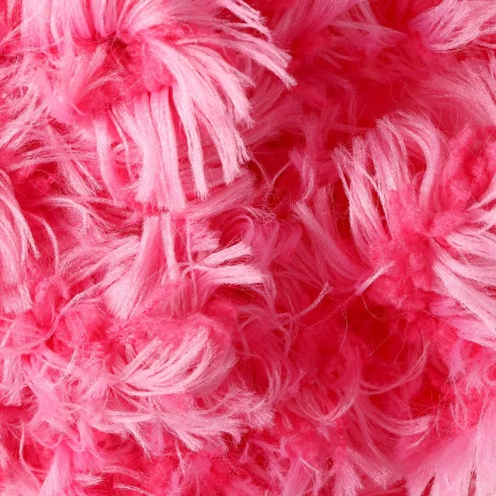 Пряжа &quotPuffy fur&quot 100% микрополиэстер 6м/100г (6115 яр.розовый) | Дом и сад