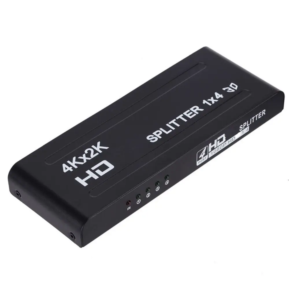 

HDMI Splitter 1x4 HDMI Video Distributor Amplifier 1 in 4 Out Full 3D 4k X 2k