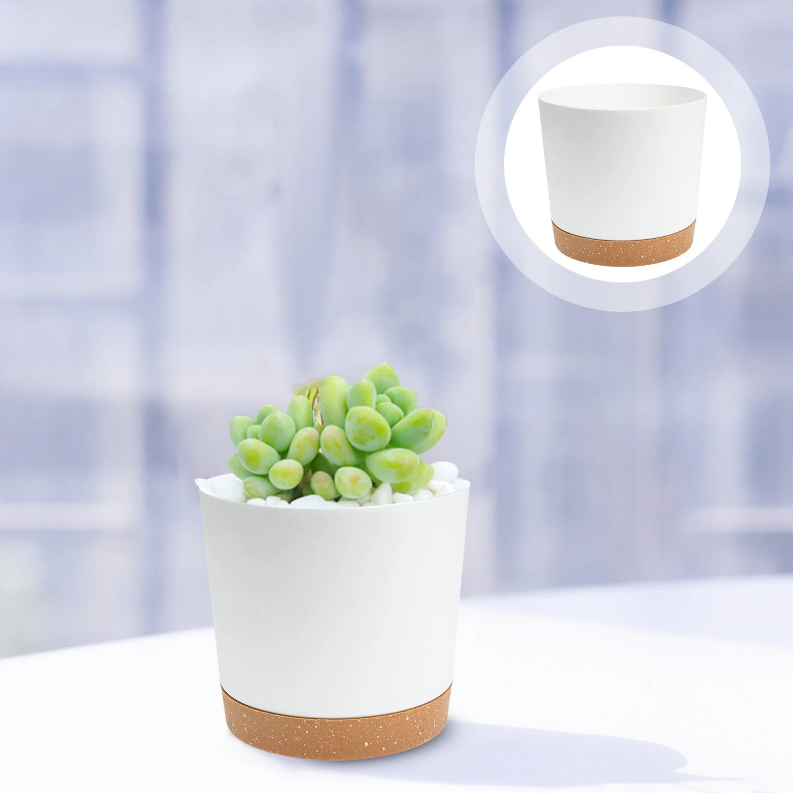 

Big Flowerpot Succulent Household Planting Pots Gardening Container Tabletop Decors For Green Decorationss