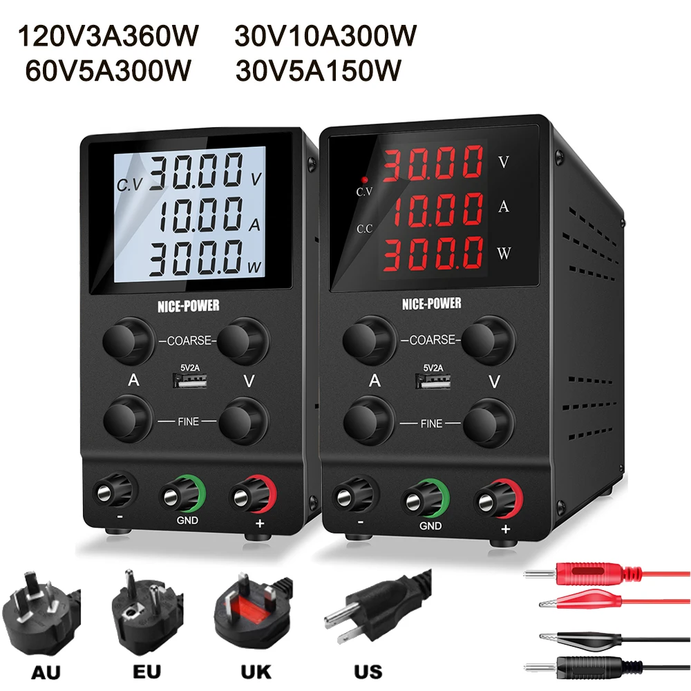 

Лабораторный Регулируемый источник питания, 30 В, 10 А, 5 А, 12 В, 20 в, 120 В, регулируемый лабораторный регулятор напряжения, стабилизатор, коммутационный стенд 110/220 В