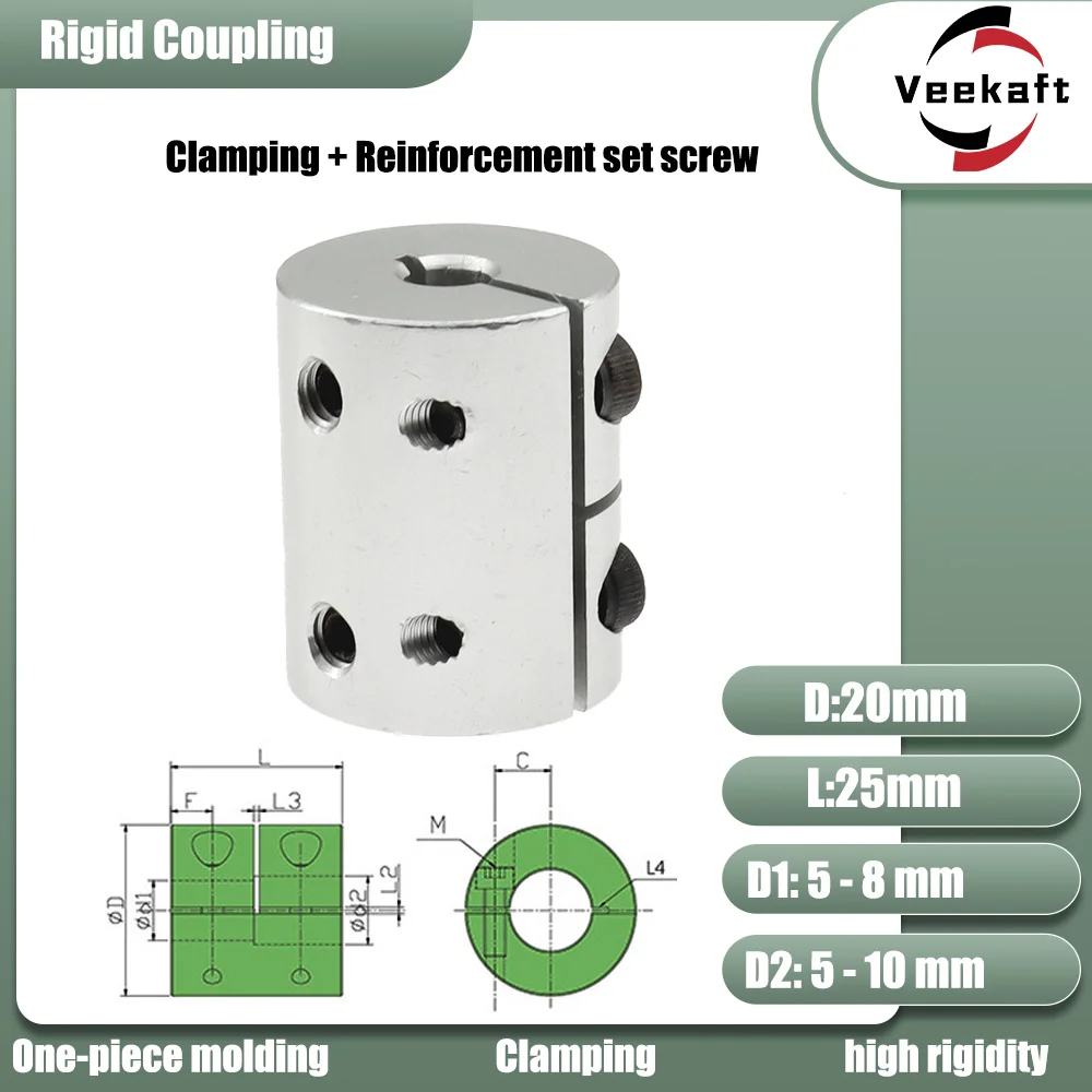

Муфта для 3D принтера Creality CR10Ender-3 Veekaft