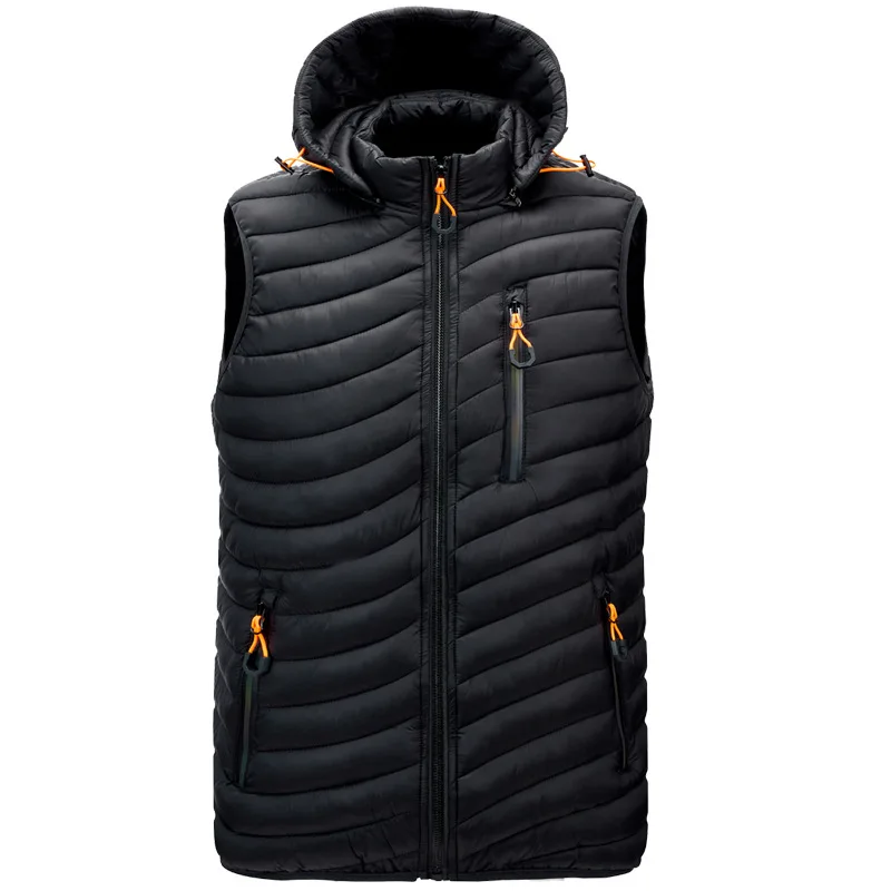 Saz Men's Lightweight Down Vest Insulated Winter Puffer Coat