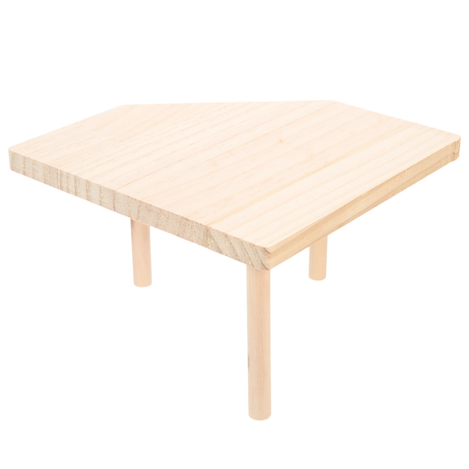 

Hamster Platform Stand Wood Toy Wooden Pet Cage Play Playinganimals Bird Animal Parrot Training Accessories Chew Natural