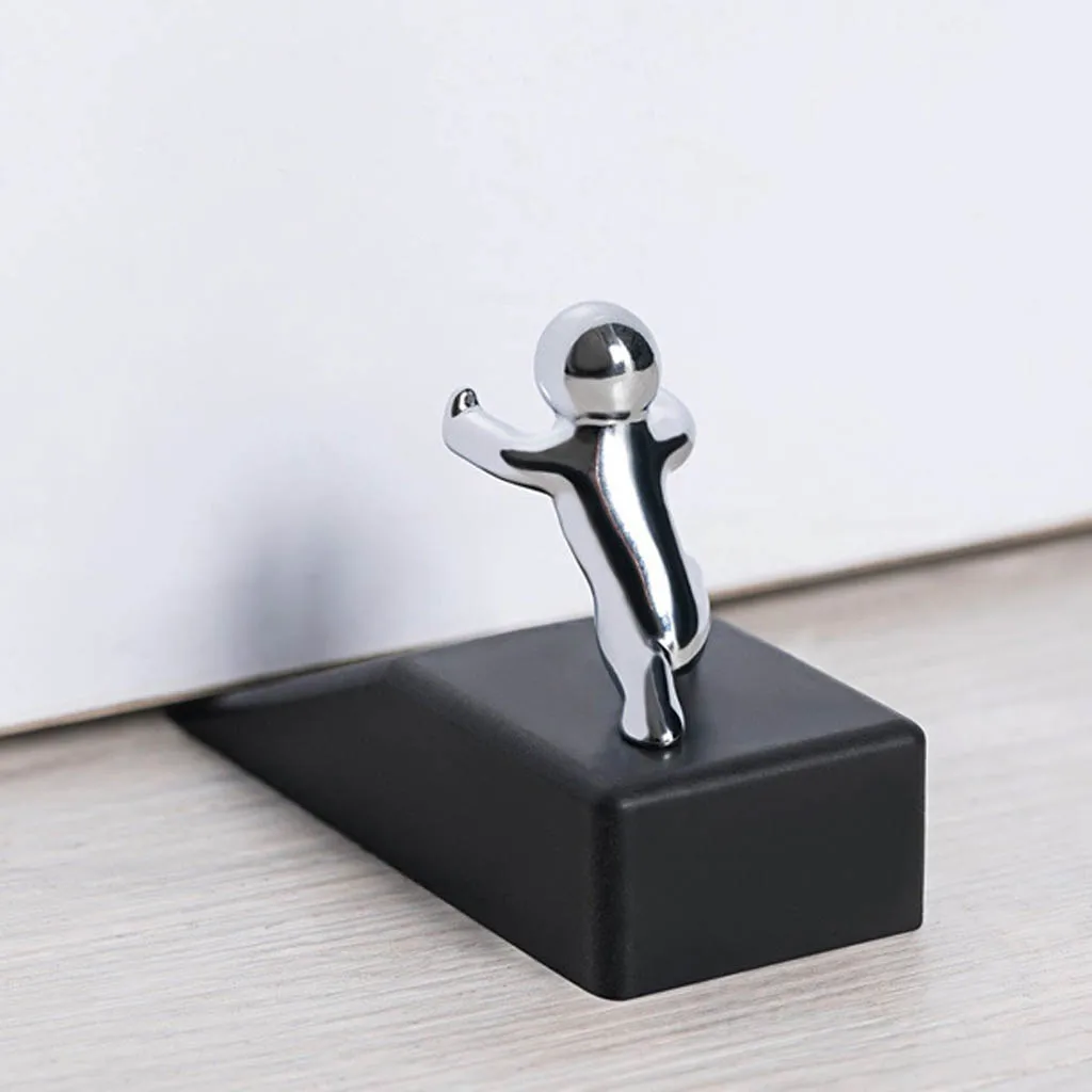 Door Stopper, Cute Little Man Door Stop Decorative People Doorstop Door Wedge Door Block, Stop Your Bedroom Home Door