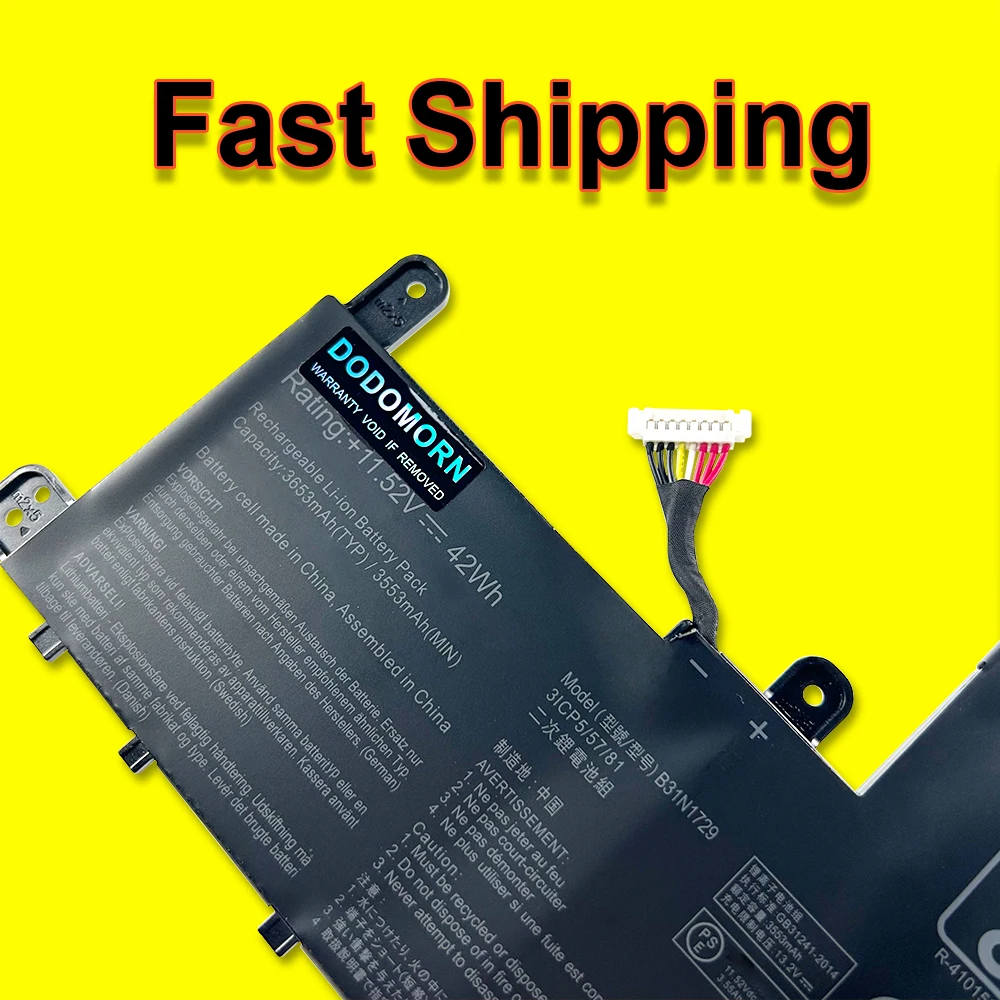 B31N1729 Аккумулятор для ноутбука ASUS VivoBook S15 S530 S530UA S530UN S530UF S530FA S530FN X530FN K530FN S5300F S5300U 11 52