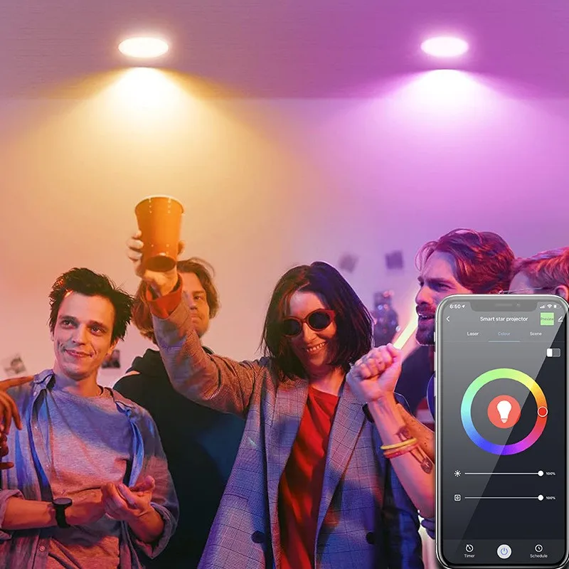 Лампа светодиодная умная Затемняющая 9 Вт E27 220-240 В