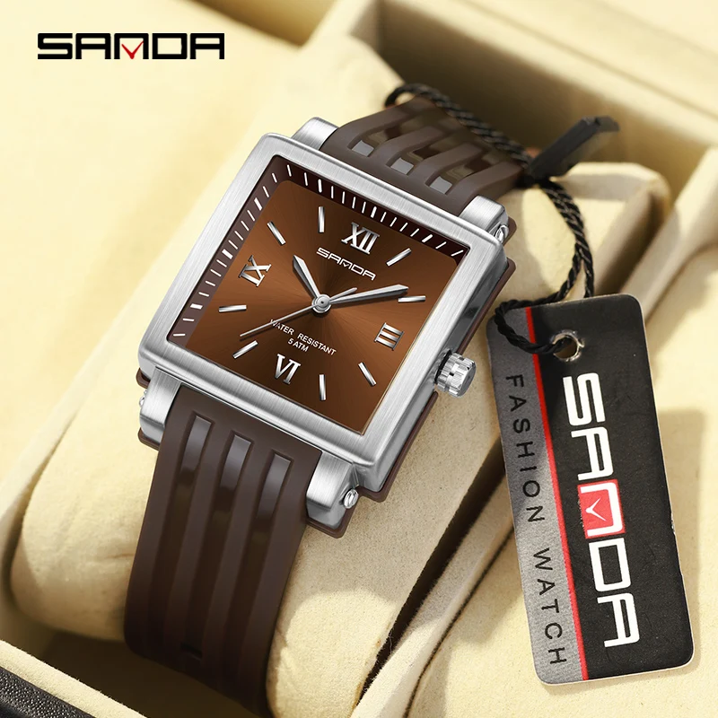 

SANDA 2022 New Casual Women's Quartz Watches 50M Waterproof Sports Wristwatch for Female Watch Fashion Clocks relogio feminino