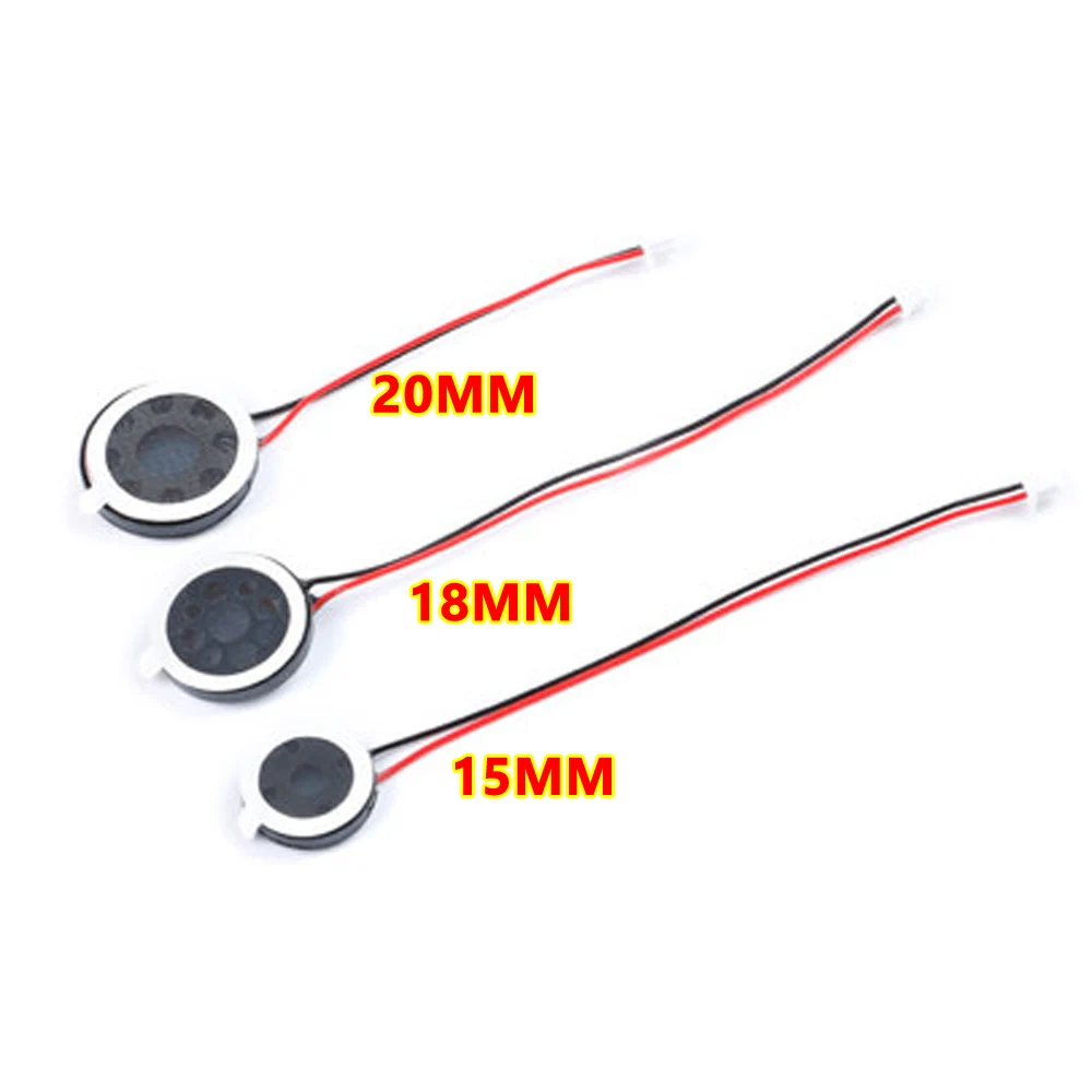 

1pcs Round 8 Ohm 1W Speaker 8ohm 15mm 18mm 20mm Loud Speakers Mobile Phone Small Loudspeaker Audio Connector