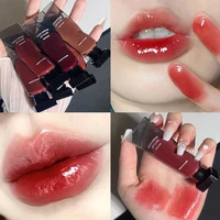 6 colors mirror water lip gloss waterproof long lasting non stick cup liquid lipstick sexy red lip tint beauty cosmetic makeup