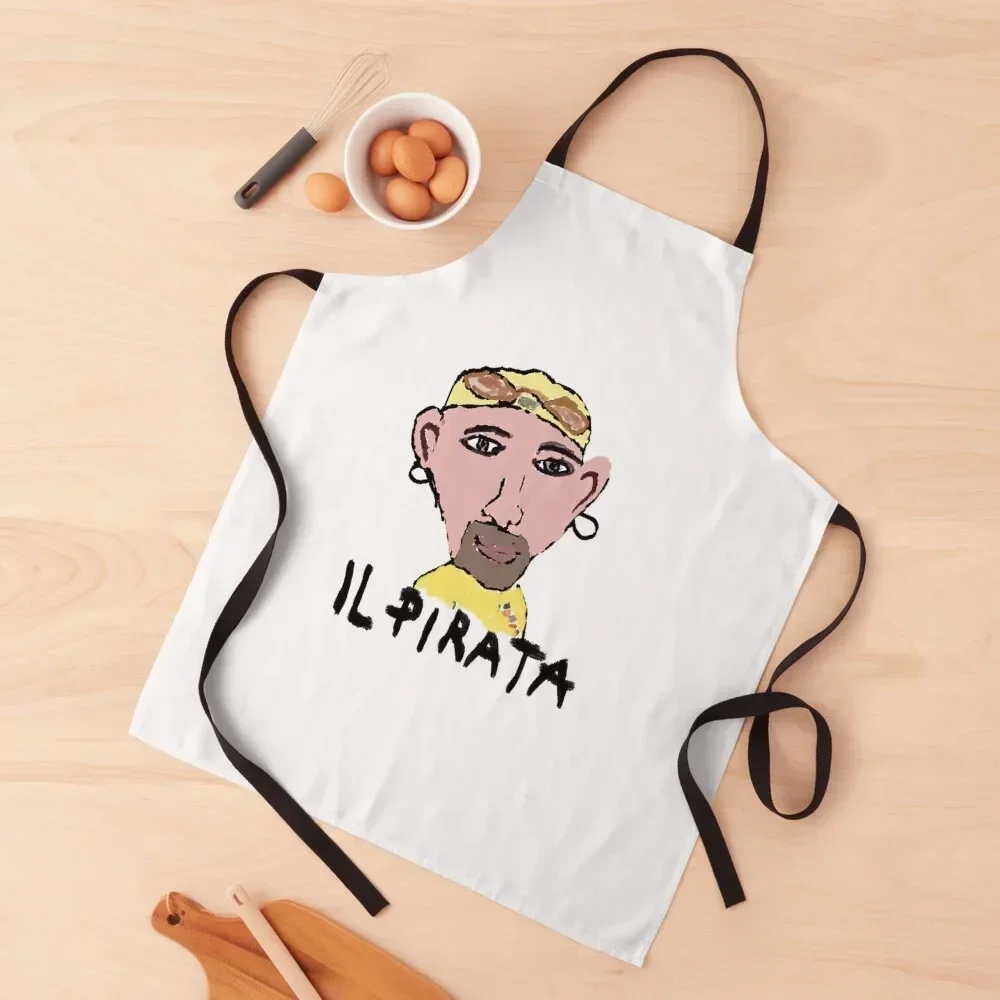 Фартук Marco Pantani Il Pirata профессиональные парикмахерские новинки фартук для кухни и