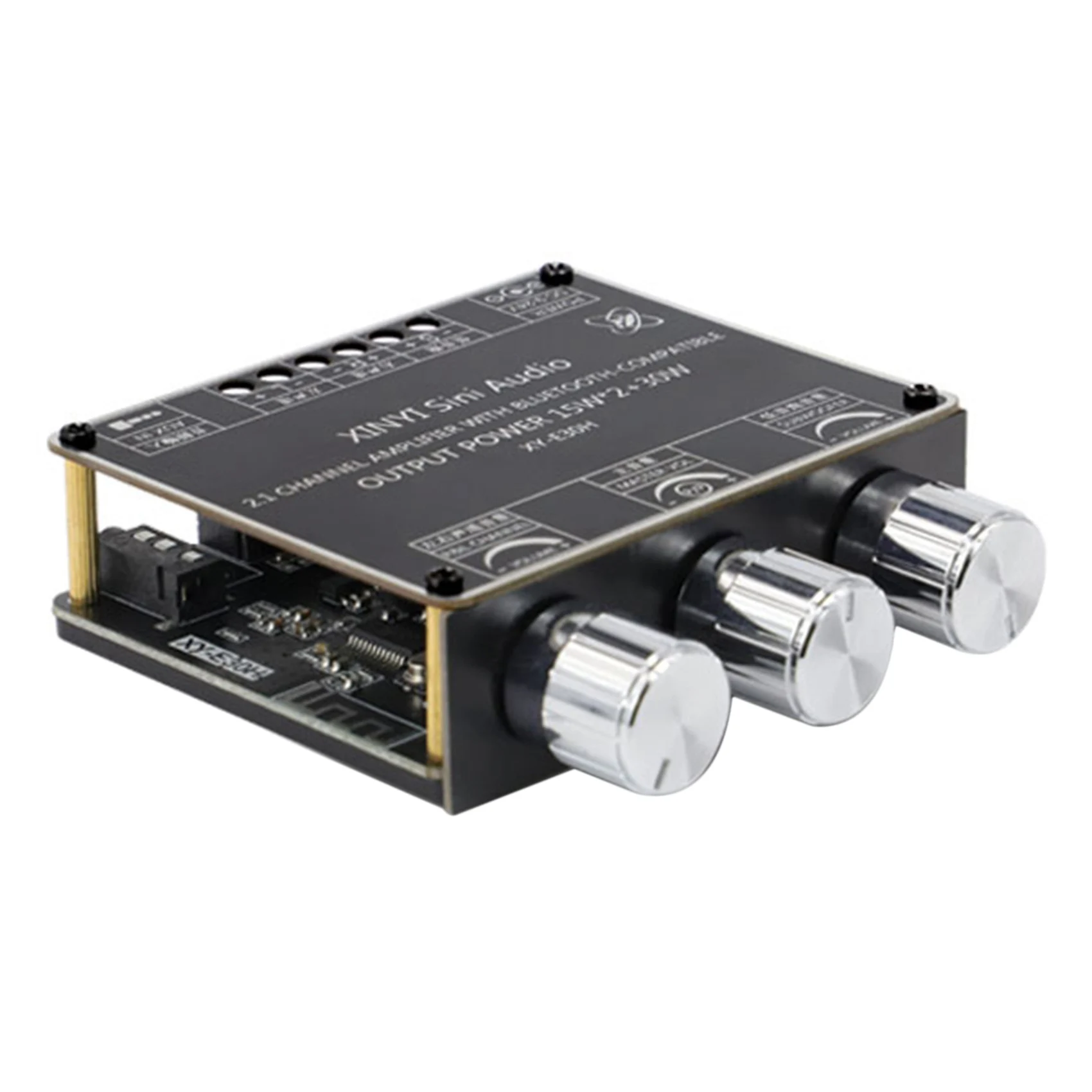 

XY-E30H 2.1 Channel Bluetooth 5.1 Audio Power Amplifier Board Module High and Low 15Wx2+30W Subwoofer Amplifier Speaker