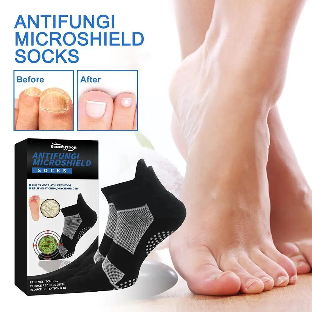 

Microcapsule Ankle Socks With Odor Control Moisture Wicking For Improved Comfort And Treatment Of Foot Nail Disease E4b4