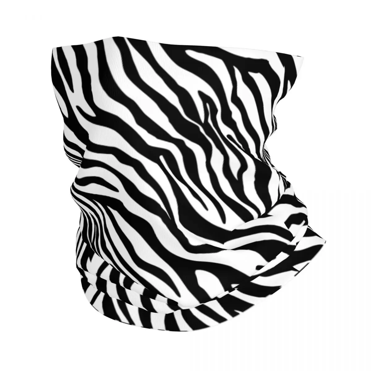 Бандана с принтом зебры шея гетры Балаклава шарф-накидка Теплый головной убор