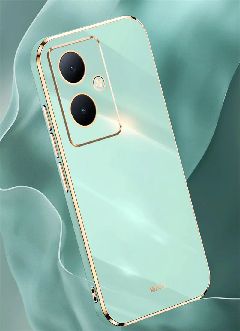 Чехол Vivo V29 Lite V29Lite 5G с 6D покрытием силиконовый бампер мягкая задняя крышка из ТПУ