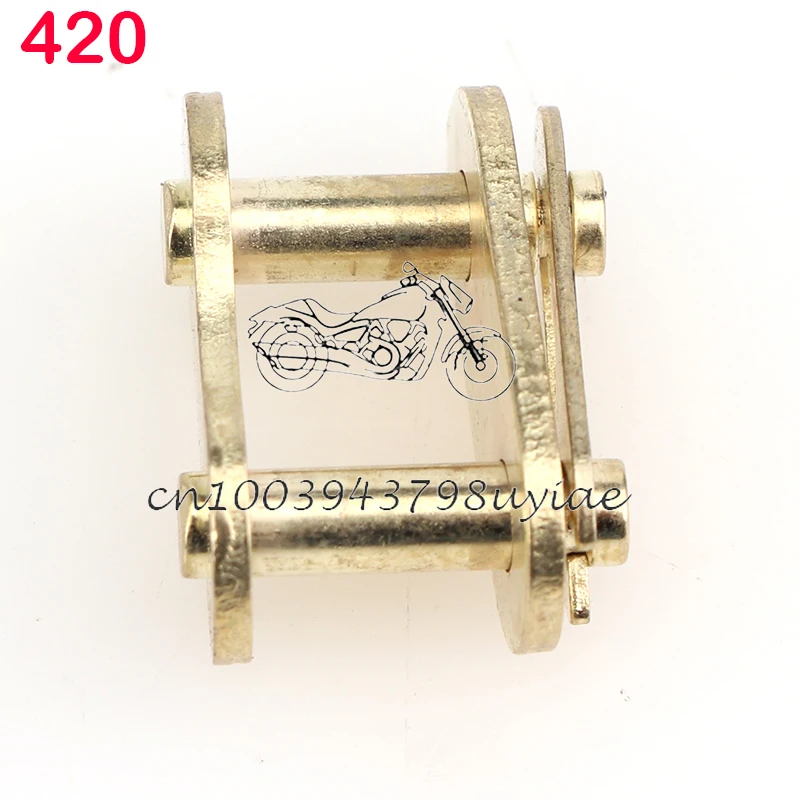 

Золотая Мотоциклетная Цепь 420 Для Звездочек 102-140L, Подходит Для Квадроциклов, UTV, Картов, Питбайков 110-250cc