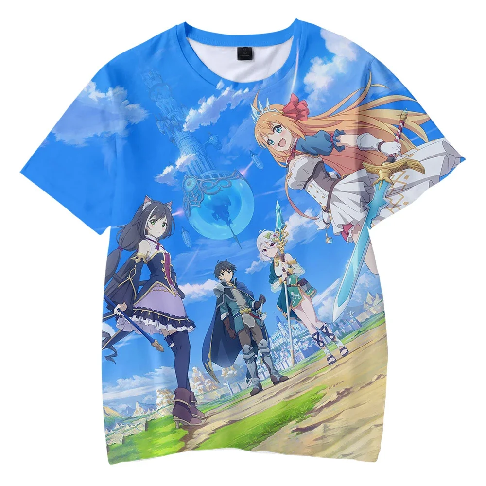 

Футболки с аниме играми, детская одежда с 3D принтом принцессы для подключения и повторного погружения, Детская футболка, модная повседневная футболка, топы для мальчиков и девочек