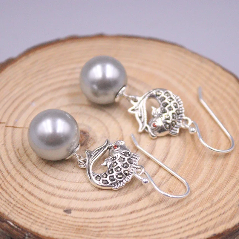 

Женские серьги-подвески из серебра 925 пробы, с натуральным лазуритом