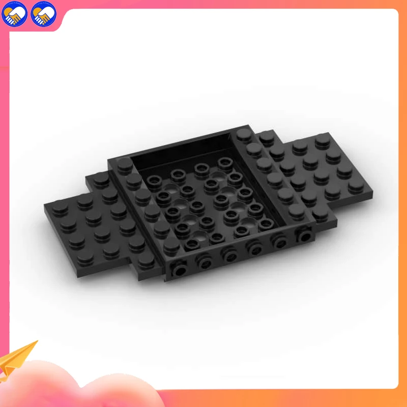 

2 шт. шасси автомобиля 6x12x1 технический строительный блок совместимый кубики MOC сменные детали игрушки для подарка 65634