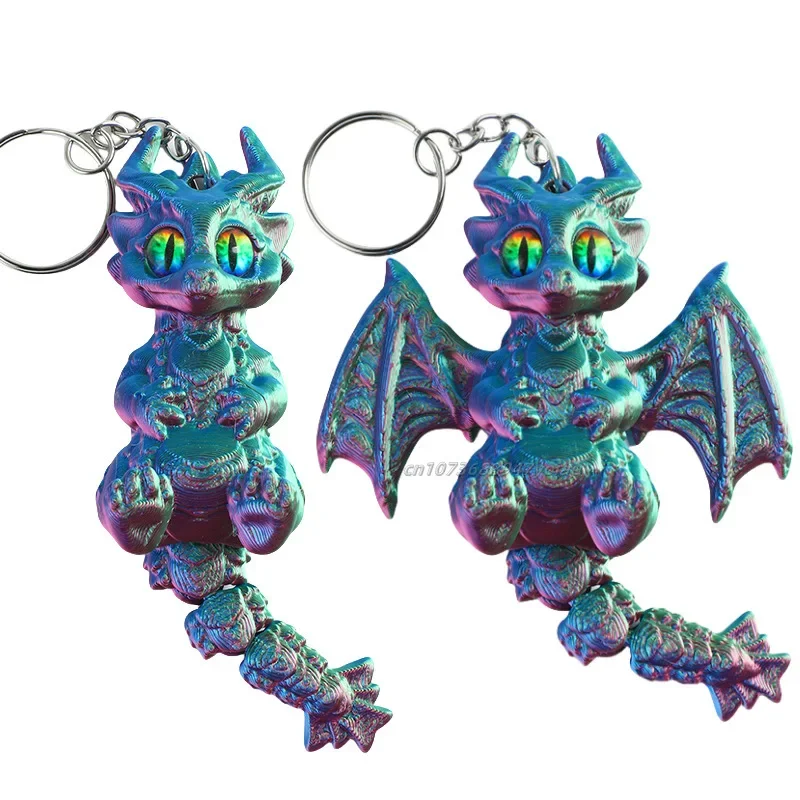 

3D-брелок хамелеон из полирезина