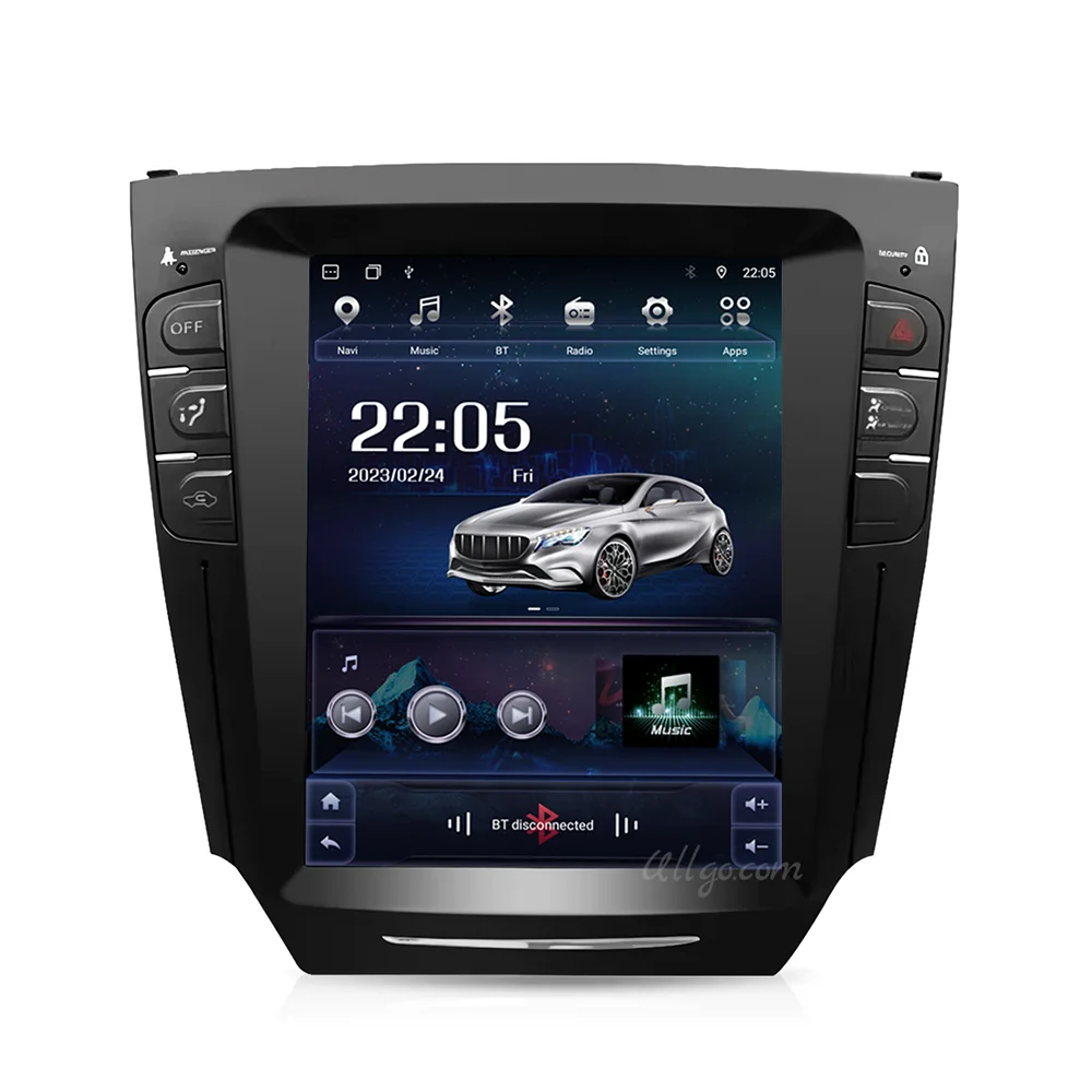 Фото Автомобильный радиоприемник Android с вертикальным экраном 10,4 для Lexus IS200 IS250 IS300 IS300C 2006-2011 №1