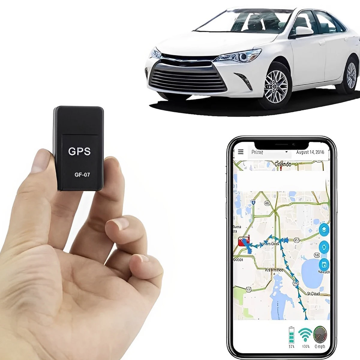 

Устройство отслеживания GPS для автомобиля, магнитный GPS-локатор в реальном времени для автомобиля, Противоугонный звуковой мониторинг GPS-От...
