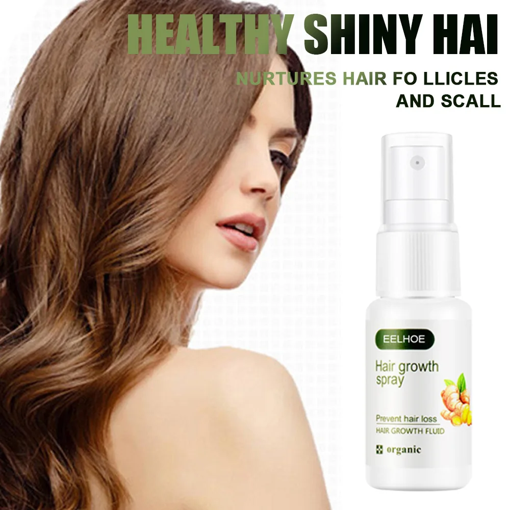 

Ginger Hair HAIR GROWTH SPRAY Hair Growth Liquid Anti White Hair White Hair Repair Black Hair Spray Essence30g
