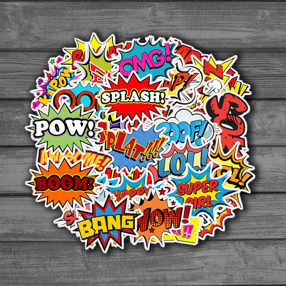 50 шт., наклейки для телефона, ноутбука, чемодана, скейтборда