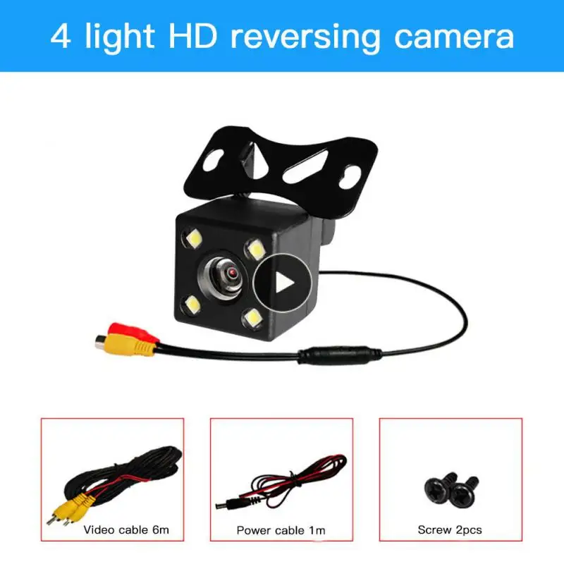

Waterproof Car Rear View Camera 12v Led Monitor Night Camera Night Vision Reverse Parking Backup Camera Durable Led