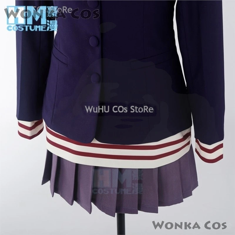 Aira Shiratori Косплей Костюм Парик Аниме Dandadan Школа JK Униформа Платье Юбка Чулки Momo Ayase