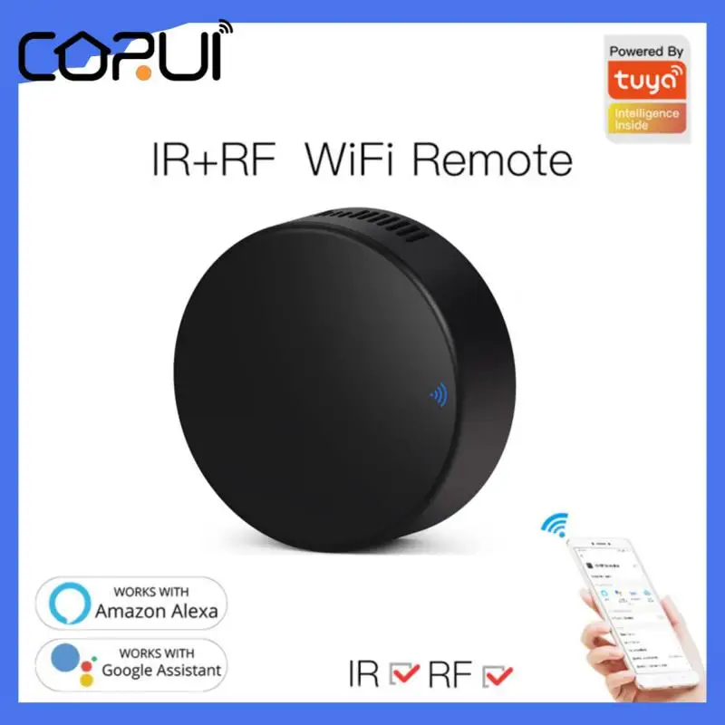 

Corui WiFi RF IR умный пульт дистанционного управления универсальный контроллер для различных приборов приложение Smart Life Голосовое управление работа с Alexa Google