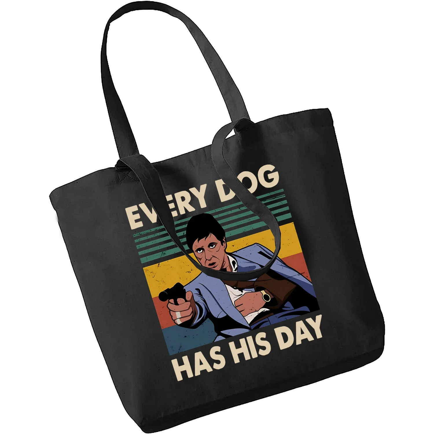 Женская Холщовая Сумка вместительная сумка для покупок с надписью Who Do I Trust Me