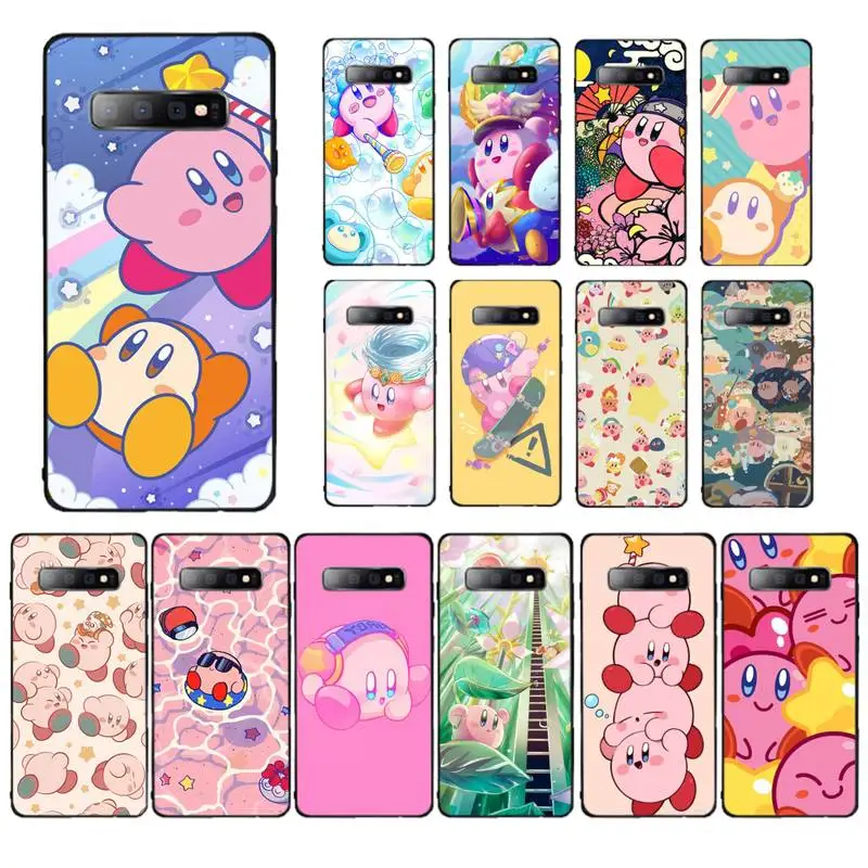 

BANDAI Star Kirby Phone Case for Samsung S10 21 20 9 8 plus lite S20 UlTRA 7edge