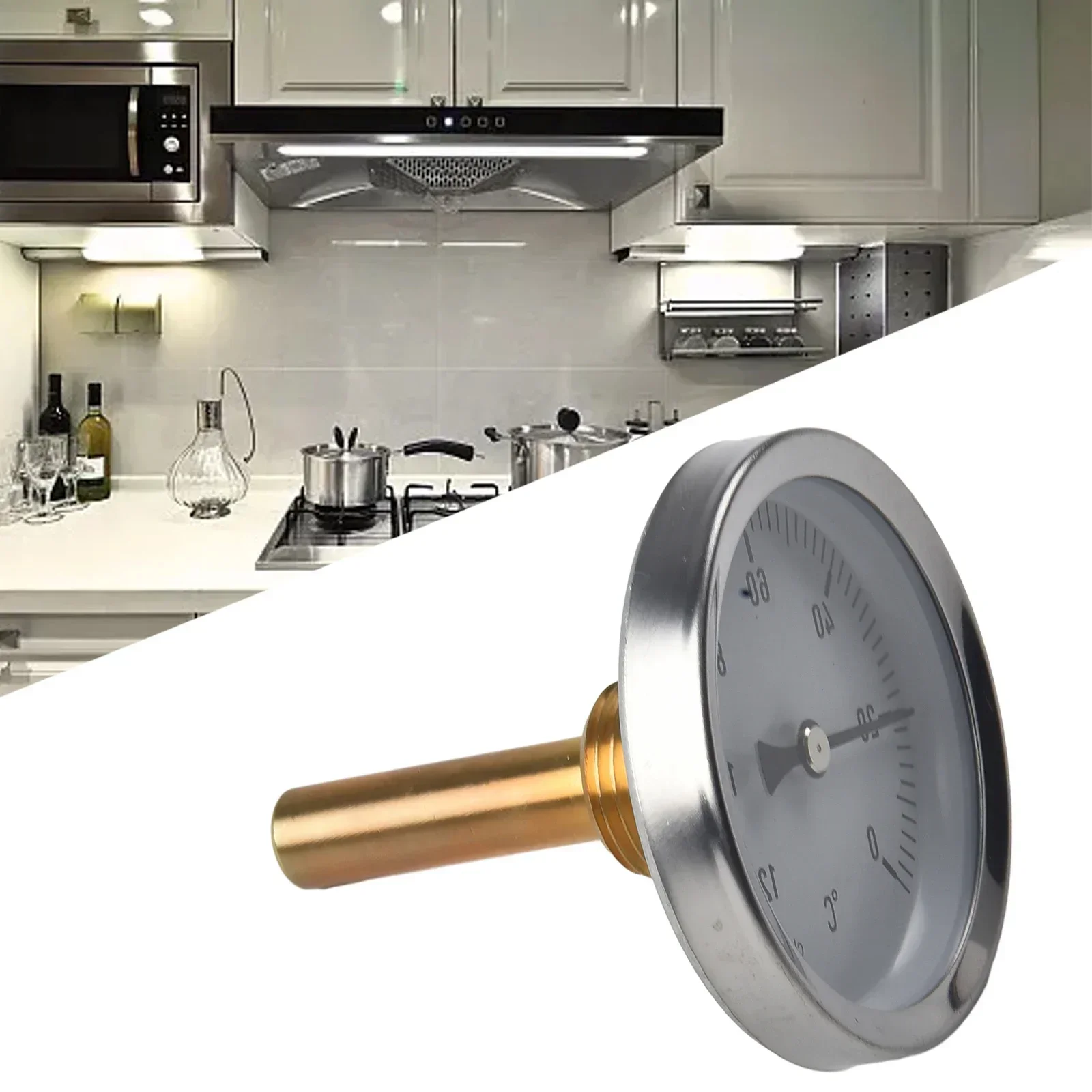 Аксессуары для элементов Измерительная трубка Термометр 0-120 градусов Выпускной:2