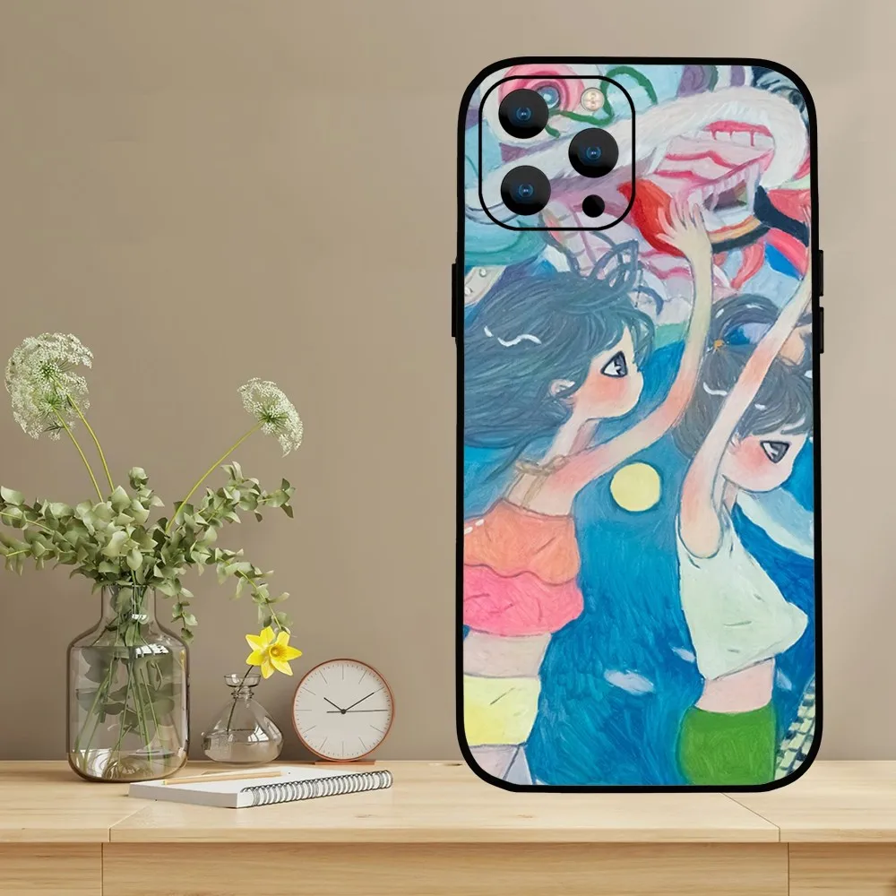 Чехол для телефона с художественной картиной Aya Takano Samsung Galaxy S24 S23 S22 S21 S20 Ultra Plus S20FE FE