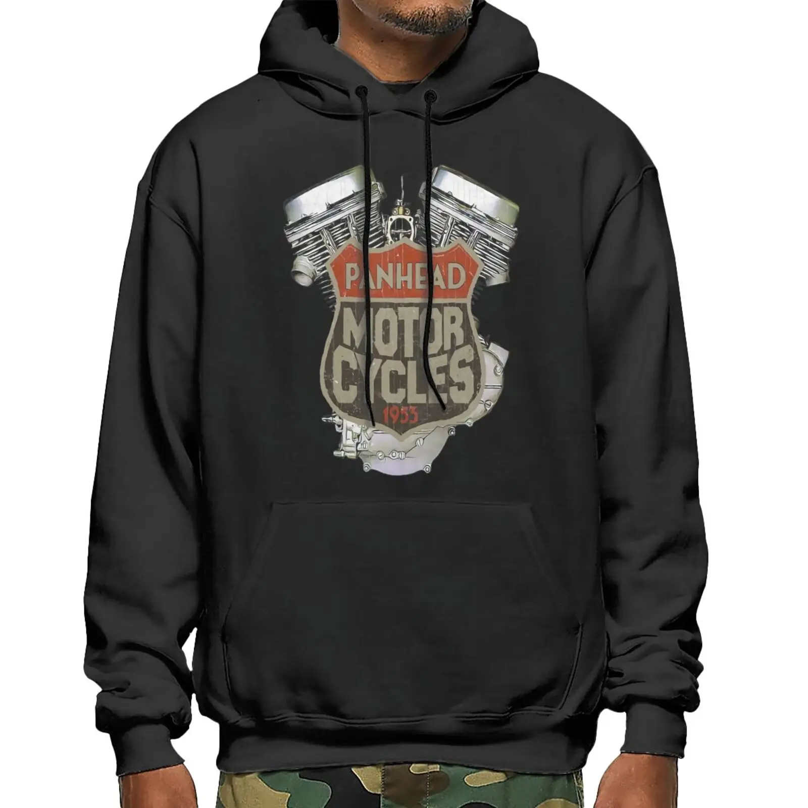 

Мужская потертая Байкерская Толстовка Panhead, Мужская одежда, мужские толстовки, Мужская толстовка, Парные толстовки, Свитшот оверсайз, 1953