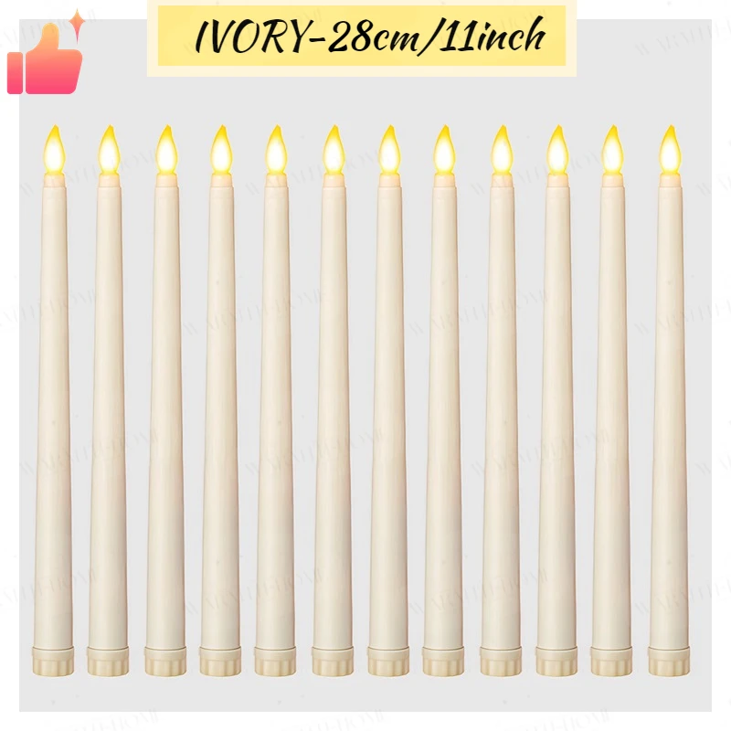 

Беспроводные светодиодные конические свечи 11 дюймов