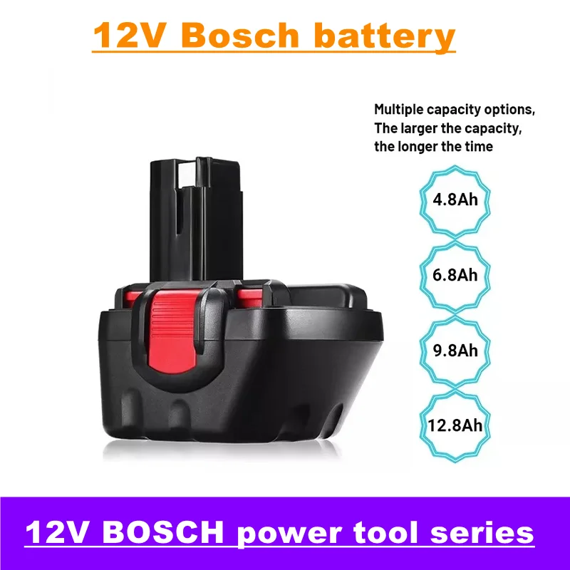 

Сменный аккумулятор для электроинструмента 12 В, 12 В, 4800 мАч ~ 12800 мАч, для Bosch bat043, bat045, bat046, bat049, bat120, bat139 и т. д.
