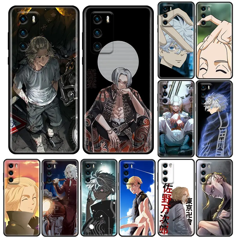 

Tokyo Avengers Mikey Anime Phone Case For Huawei P50 P50E P40 P30 P20 P10 Smart 2021 Pro Lite 5G Plus Cover Fundas Coques Shell