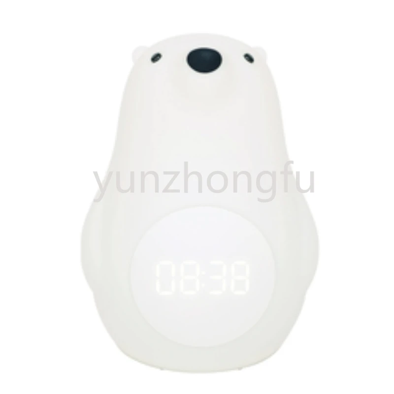

Kids Decorative Multi Function Led Digital Alarm Clock Hot Selling Cute White Bear Wake up Light Children's from CN;GUA Circular
